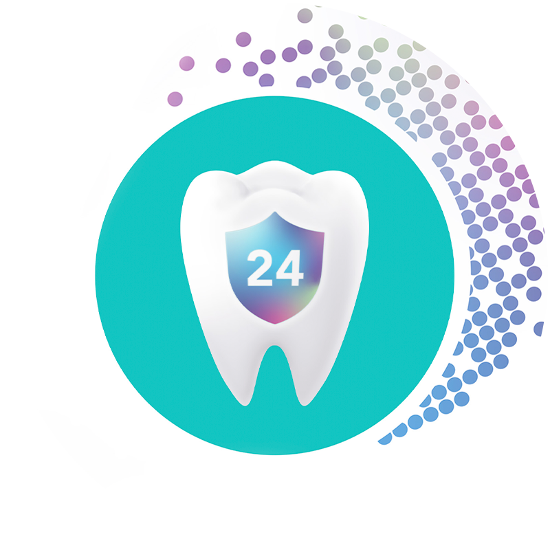 Langvarig 24-timers antibakteriel beskyttelse
